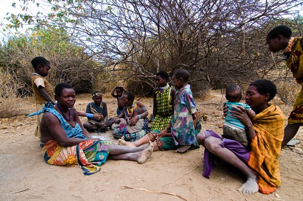 Bosquimanos en Tanzania